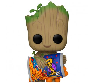 Figura POP Marvel I am Groot - Groot with Cheese Puffs