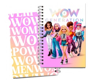 Libreta surtido A5 Wow Generation surtido