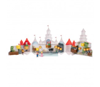 Playset Castillo del Reino Champión + 2 figuras Super Mario Bros