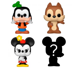 Blister 4 figuras Bitty POP Disney Goofy