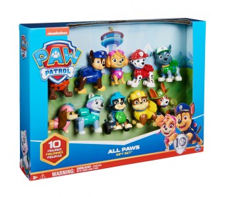 Blister 10 figuras Patrulla Canina Paw Patrol