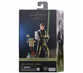 Figura Luke Skywalker & Grogu El Libro de Boba Fett Star Wars 15cm