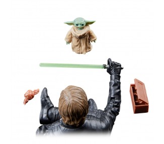 Figura Luke Skywalker & Grogu El Libro de Boba Fett Star Wars 15cm