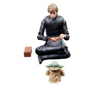 Figura Luke Skywalker & Grogu El Libro de Boba Fett Star Wars 15cm