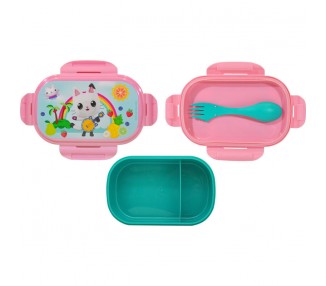 Sandwichera + cubierto La Casa de Muñecas de Gabby