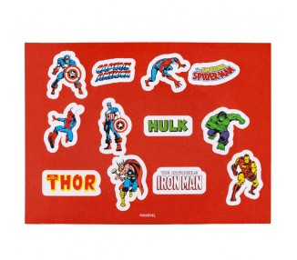 Set papeleria coloreable Vengadores Avengers Marvel