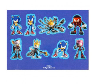 Set papeleria coloreable Sonic Prime