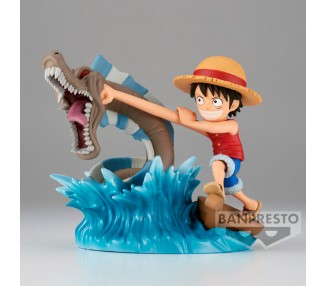 Figura Monkey D Luffy vs Local Sea Monster Log Stories One Piece 7cm