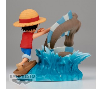 Figura Monkey D Luffy vs Local Sea Monster Log Stories One Piece 7cm