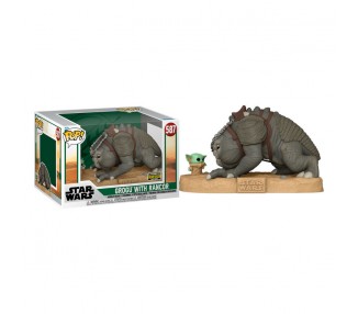 Figura POP Star Wars Grogu with Rancor Exclusive