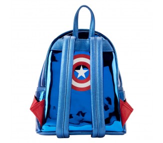 Mochila metallic Capitan America Marvel Loungefly 26cm