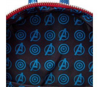 Mochila metallic Capitan America Marvel Loungefly 26cm