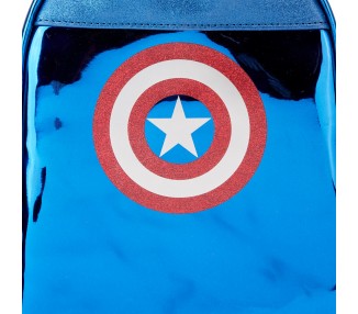 Mochila metallic Capitan America Marvel Loungefly 26cm