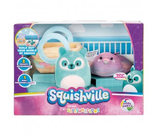 Peluche Squishmallows + accesorios 5cm surtido