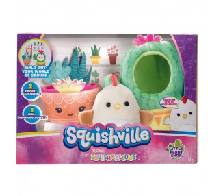 Peluche Squishmallows + accesorios 5cm surtido