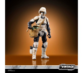 Figura Speeder Bike Scout Trooper & Grogu the Mandalorian Star Wars 9cm