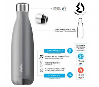 Botella Naranja Fluor Water Revolution 500ml