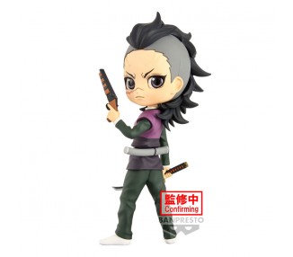 Figura Genya Shinazugawa Demon Slayer Kimetsu no Yaiba Q posket 14cm