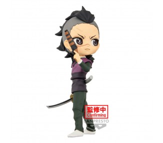 Figura Genya Shinazugawa Demon Slayer Kimetsu no Yaiba Q posket 14cm