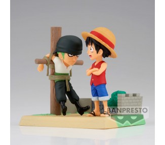 Figura Monkey D Luffy & Roronoa Zoro Log Stories One Piece 7cm