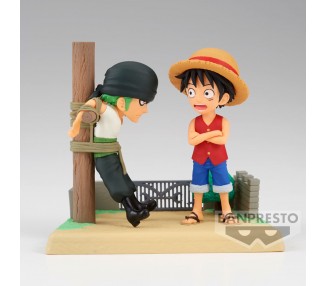 Figura Monkey D Luffy & Roronoa Zoro Log Stories One Piece 7cm