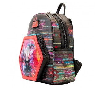 Mochila lenticular Cruzando el Multiverso Spiderman Marvel Loungefly 27cm