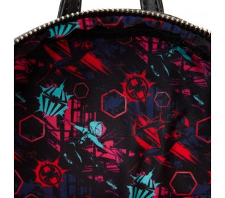 Mochila lenticular Cruzando el Multiverso Spiderman Marvel Loungefly 27cm