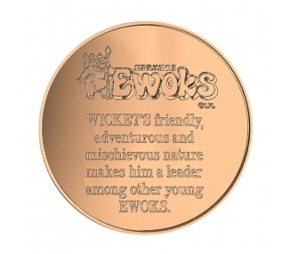 Figuras Wicket W Warrick & Kneesaa Ewoks Star Wars 9cm