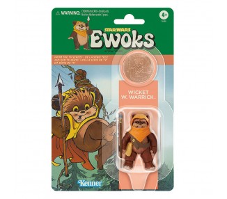 Figuras Wicket W Warrick & Kneesaa Ewoks Star Wars 9cm