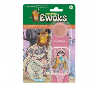 Figuras Wicket W Warrick & Kneesaa Ewoks Star Wars 9cm