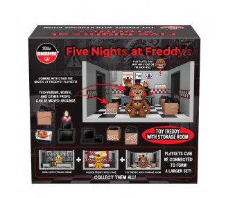Figura playset Snaps! Five Nights at Freddys Toy Freddy with Storage Room