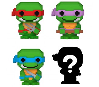 Blister 4 figuras Bitty POP Tortugas Ninja Blit