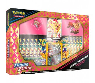 Blister juego cartas coleccionables Shiny Zamamenta Shiny Zacian Pokemon ingles surtido