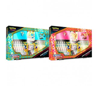 Blister juego cartas coleccionables Shiny Zamamenta Shiny Zacian Pokemon ingles surtido
