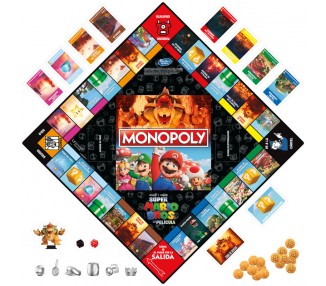 Juego Monopoly Super Mario Bros La Pelicula español