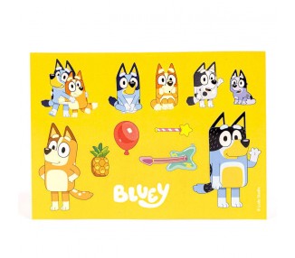 Set papeleria coloreable Bluey