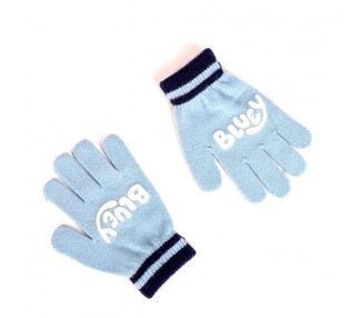 Conjunto infantil gorro guantes Bluey