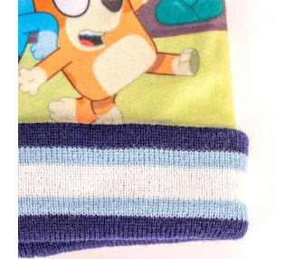 Conjunto infantil gorro guantes Bluey
