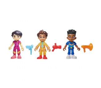 Set 3 figuras Equipo de Rescate