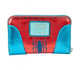 Cartera Metallic Spiderman Marvel Loungefly