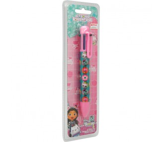 Boligrafo 6 colores La Casa de Muñecas de Gabby