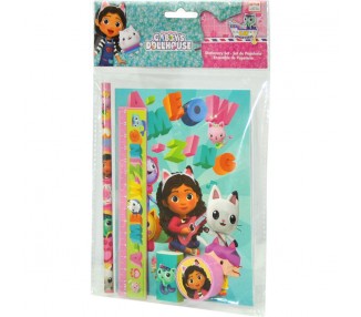 Set papeleria La Casa de Muñecas de Gabby 5pzs