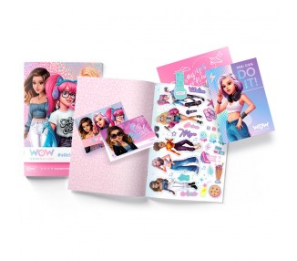 Cuaderno A5 pegatinas Wow Generation