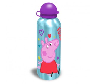 Cantimplora aluminio Peppa Pig 500m surtido