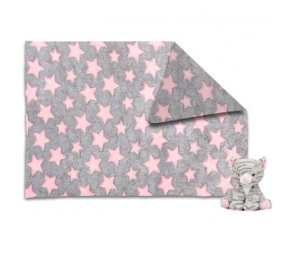 Peluche + Manta suave Gato Candy 22cm