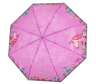 Paraguas plegable manual Unicornio 50cm