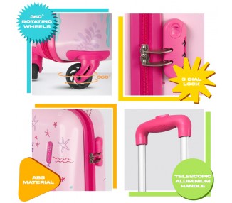 Maleta ABS Sirena 4r 51cm