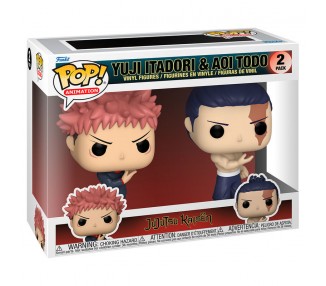 Blister 2 figuras POP Jujutsu Kaisen Yuji Itadori & Aoi Todo