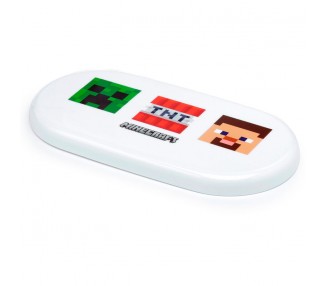 Sandwichera + cubiertos Minecraft