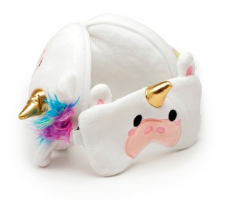 Almohada viaje antifaz Unicornio Relaxeazzz